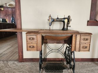 Vintage Treadle Sewing Machine