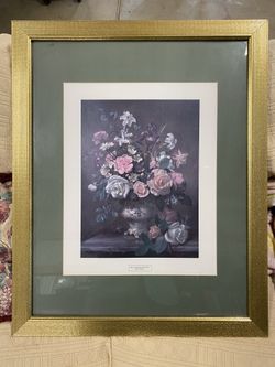 24 x 32 framed and matted still life