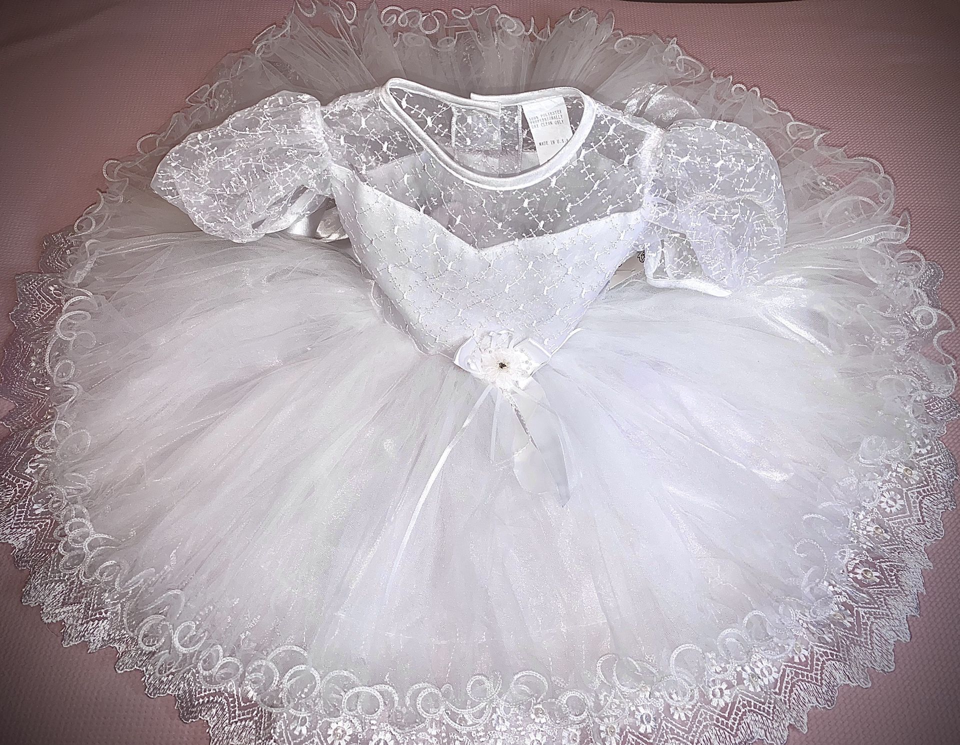 NEW BABY BLESSING/BAPTISM/FLOWER GIRL OR SPECIAL OCCASION DRESS!