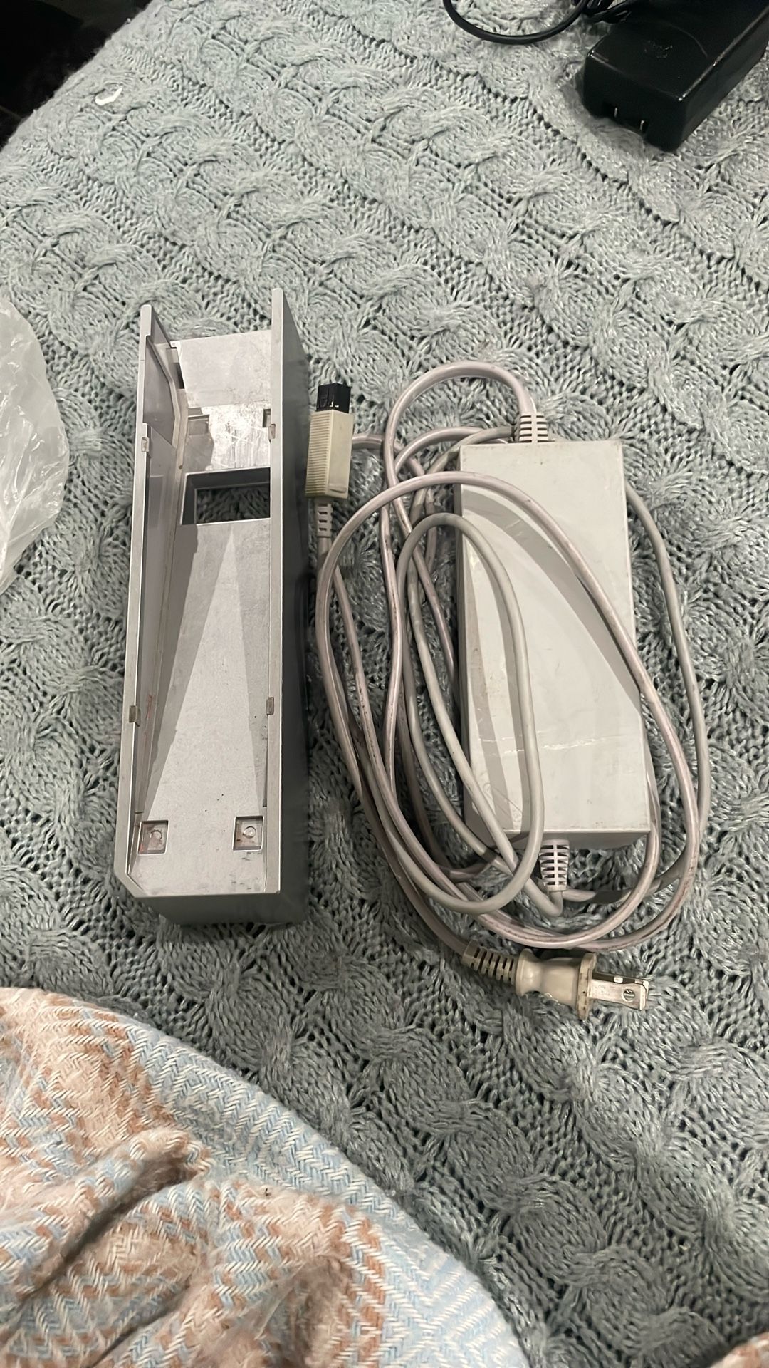 Wii stand and power adapter