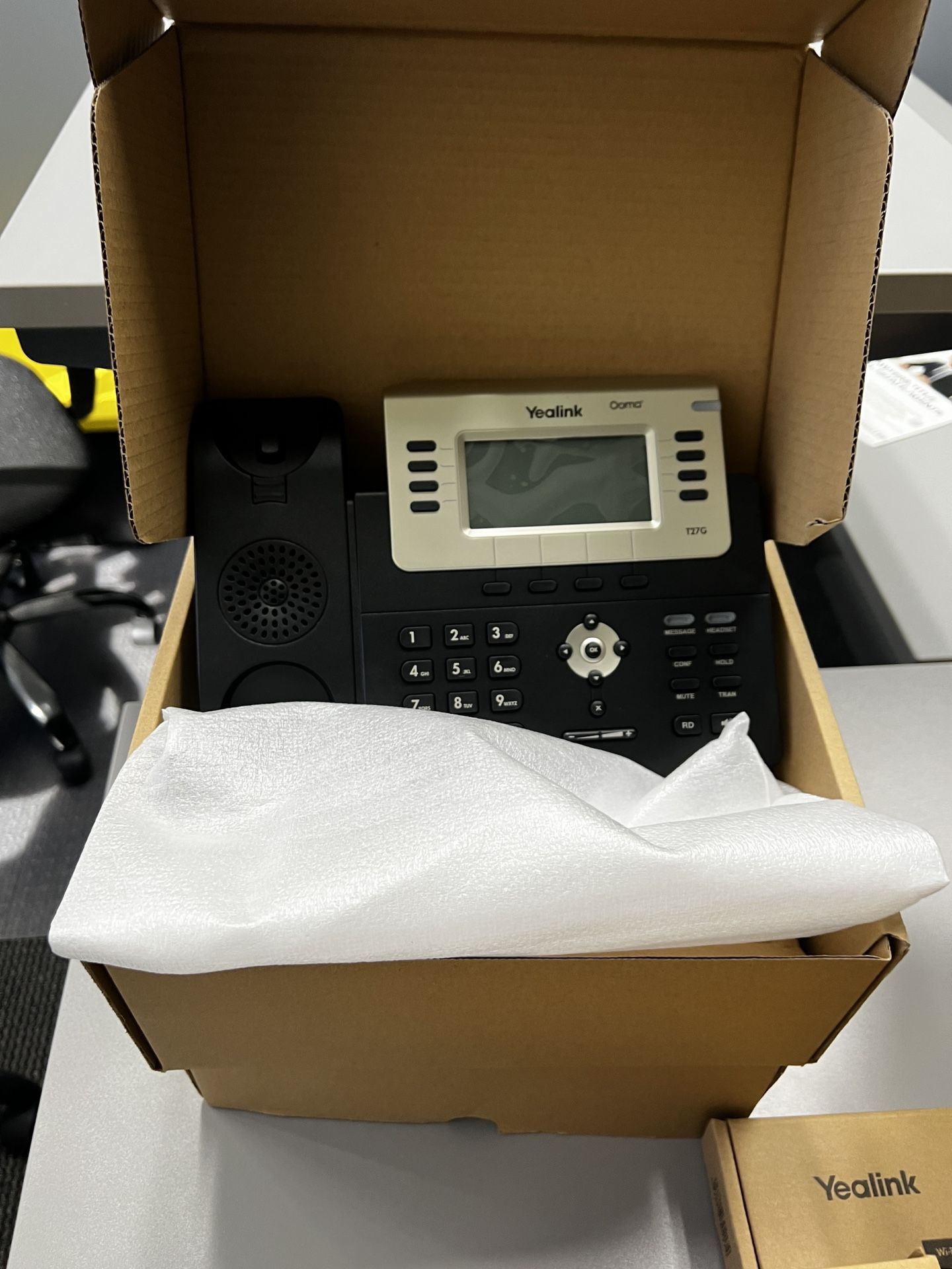 2- Yealink SIP T27G Office Phones.