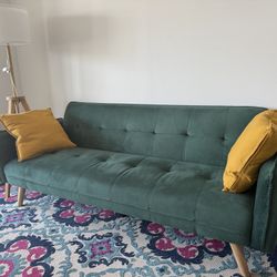 Jameris 74'' Upholstered Reclining Sleeper Sofa