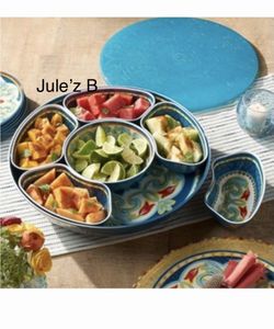 Princess House Botanero Melamine Nuevo En Su Caja