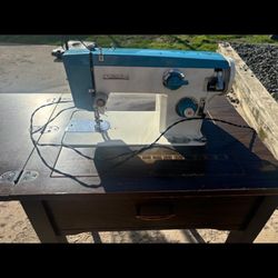 Antique Sewing Machine Desk