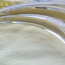 Orrefors Sweden Crystal “Stingray” Table Clock – Scandinavian Modern Design