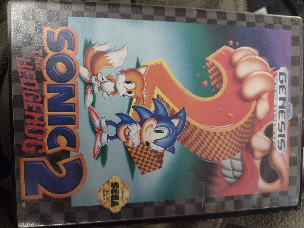 Sonic The Hedgehog 2 Sega Genesis Game