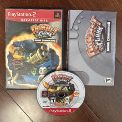 Ratchet & Clank Goin Commando Scratch-Less PlayStation 2 PS2 GAME