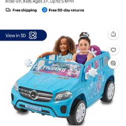 12V Disney's Frozen Mercedes GLS-320, Battery Powered Ride-on, Kids Ages 3+, up to 5 MPH