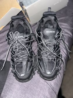 Black An Sliver Balenciaga Tennis Shoe Size 12/45 Men 