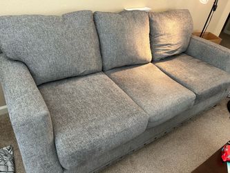 Grey fabric sofa