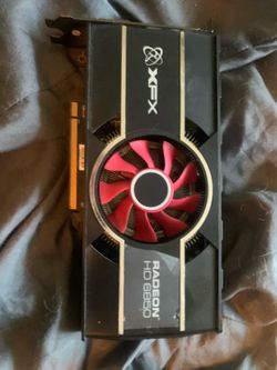 Xfx amd Radeon hd 6850 graphics card