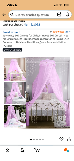 Bed canopy fo girls