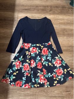 Navy blue dress