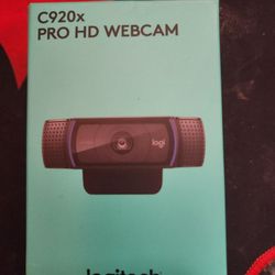 Logitech C920x Pro HD Webcam 1080P, 30 FPS, Black, USB
