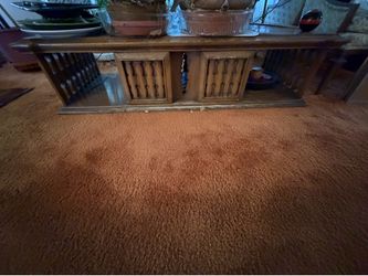 Vintage wood coffee table