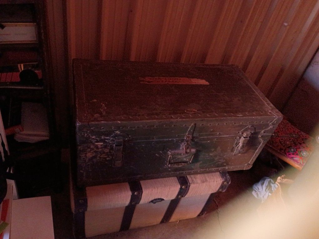Vintage Army"SKYWAY LUGGAGE COMPANY"Foot Locker