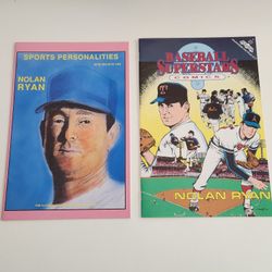 NOLAN RYAN Baseball Superstars Comics SPORTS Personalities Book Nov 91 VG