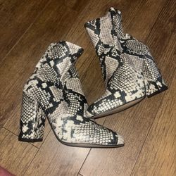 Snake Skin Boots 