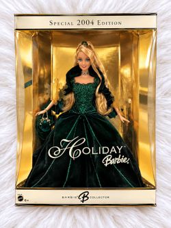 Barbie Holiday Special Edition Green Velvet Gown