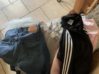 Bags of clothes