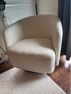 Sophie Upholstered Swivel Chair - World Market