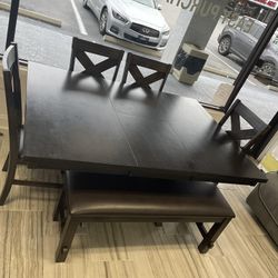 Kelly Six Piece Complete Dining Set Only $699. Easy Finance Option. Same-Day Delivery.