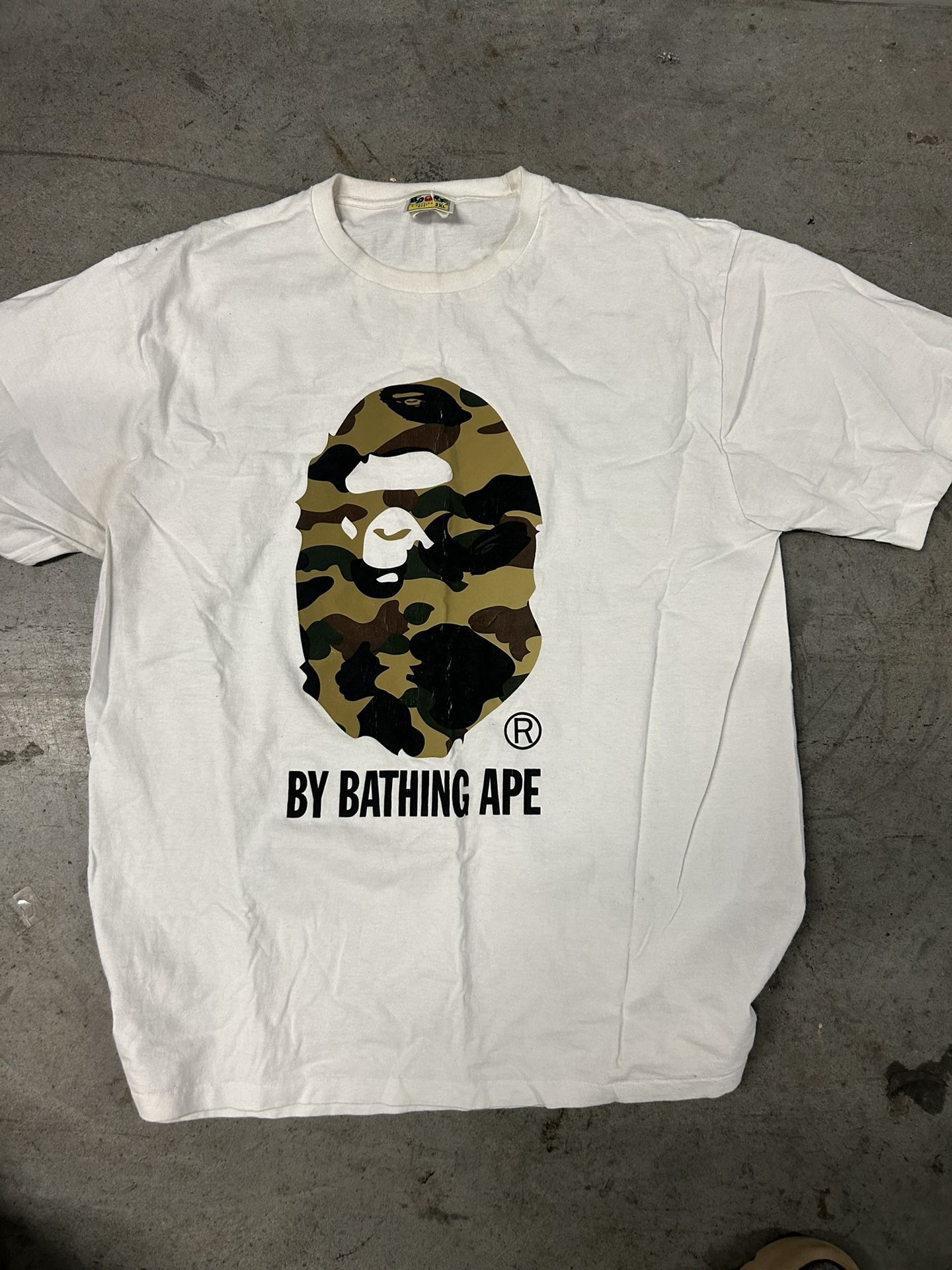 Bape Og Reflective Camo Ape Shirt