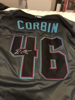 Patrick Corbin autographed diamondbacks jersey