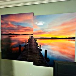 Custom Photo Art On Metal Canvas 