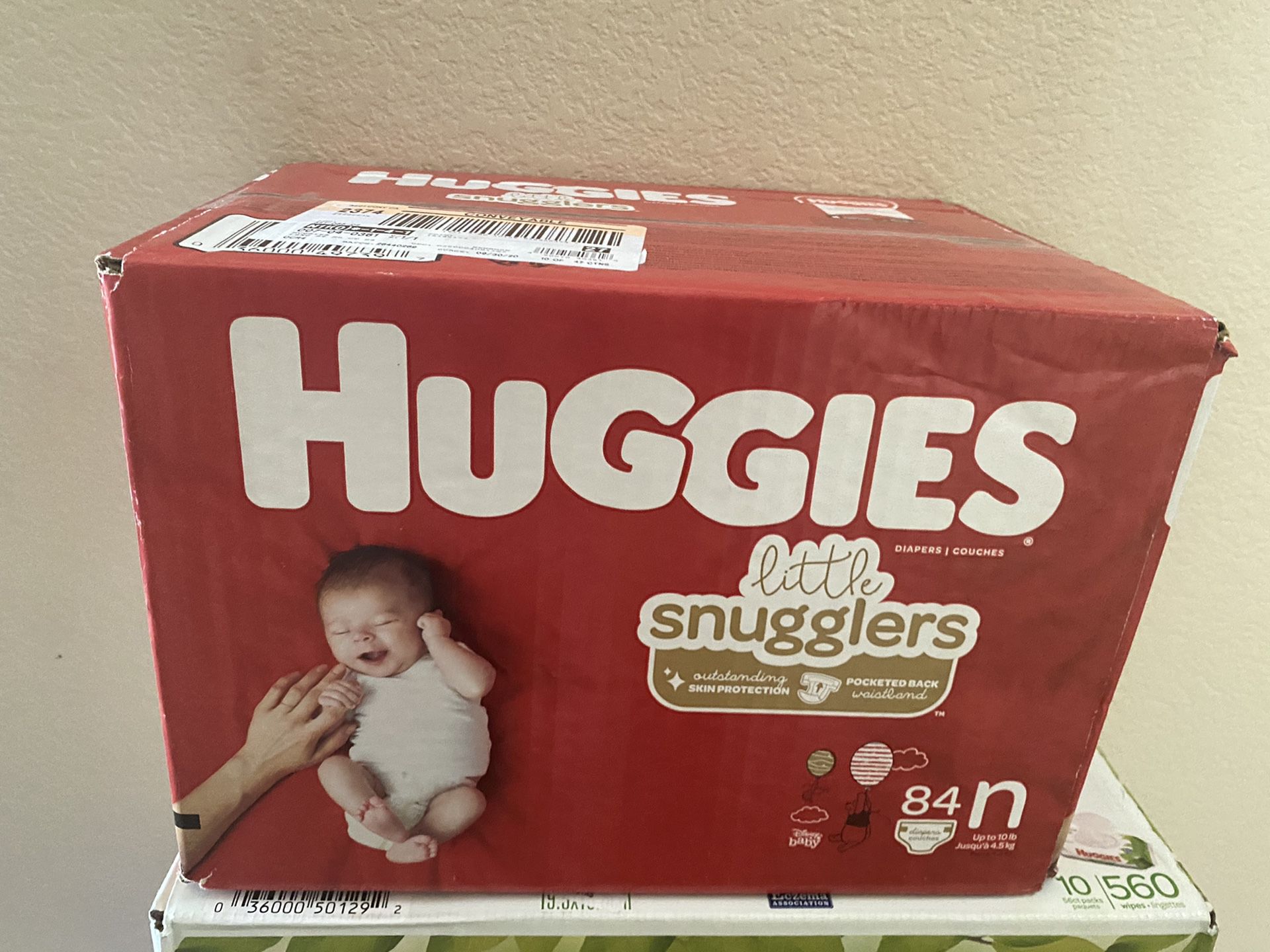 huggies newborn ; never been opened