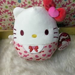 Adorable Hello Kitty Valentines Large Squishamall 