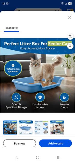New senior litter box