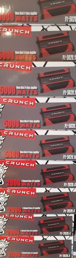 Crunch amplifiers starting at 100 dlls