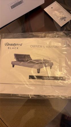 Black beauty rest luxury base king size or convertible to individual(2) twin