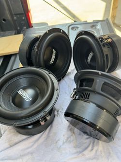 (4) Sundown E8 V6 8" Subs