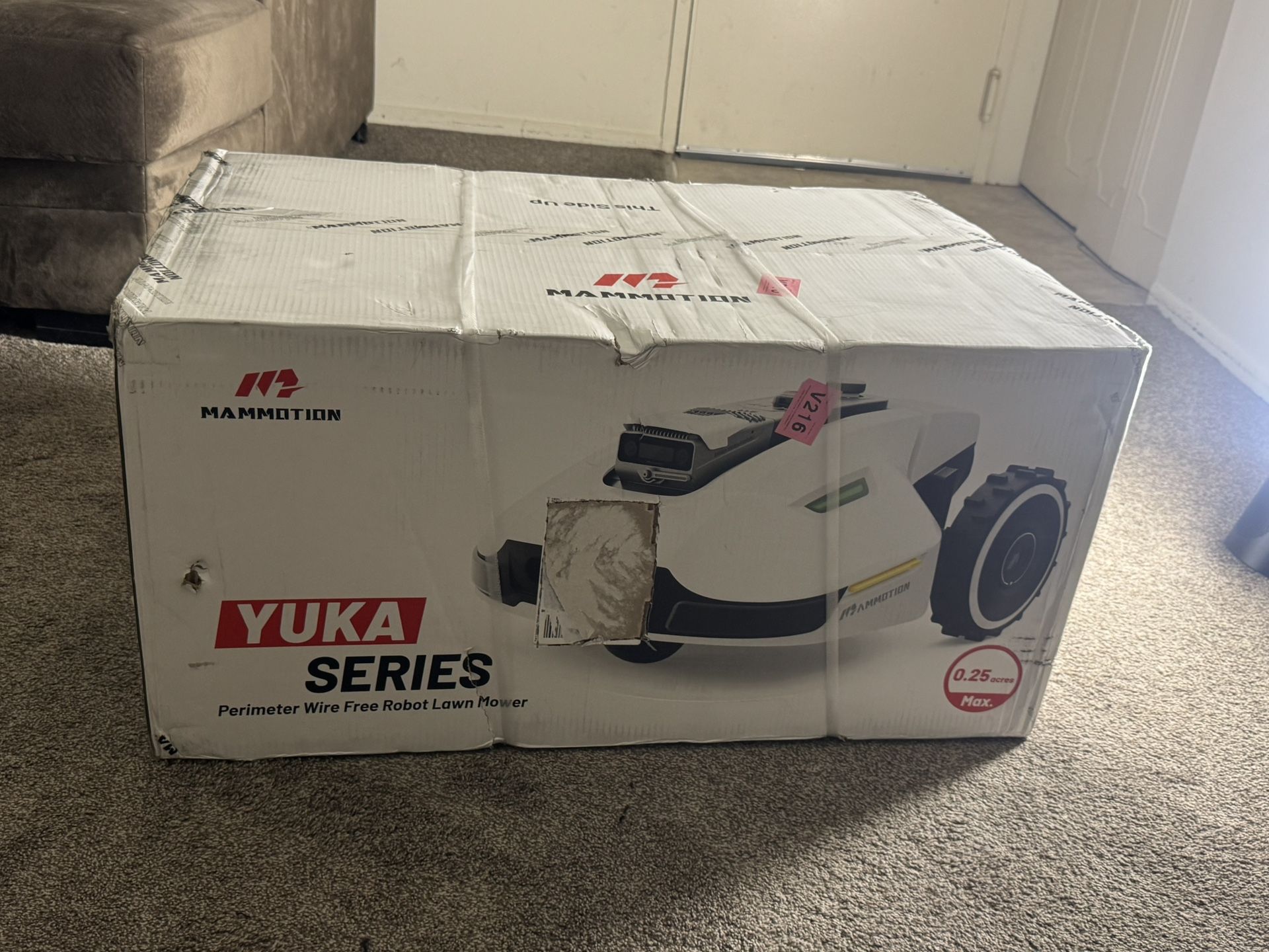 MAMMOTION YUKA 1000 Perimeter Wire Free Robot Lawn Mower