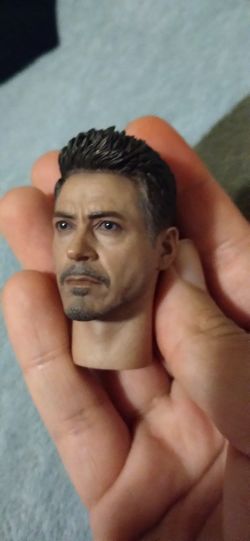 Hot Toys Tony Stark Head Sculpt (Ask For Shipping)