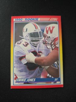 Jimmie Jones DT Football Card