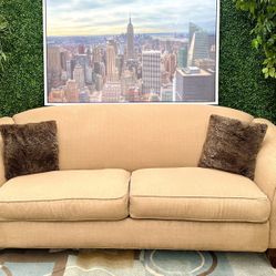 (Free Delivery 🚚) Dark Tan Couch