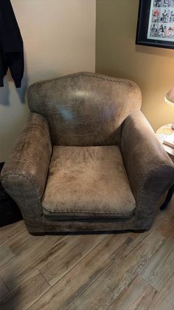 Baseball Glove Chair and Ottoman