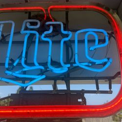 Vintage Miller Lite Neon Sign