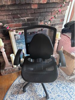Office chair + back support