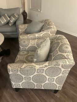 2 Matching Accent Chairs