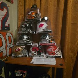 Signed Mini Helmets