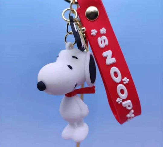 Snoopy Silicone Keychain