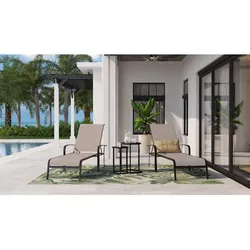 Set of 3 Lounges Chairs