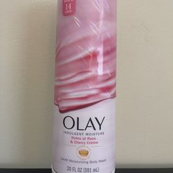 Olay Indulgent Moisture Body Wash Rose & Cherry Crème with Vitamin B3 20oz