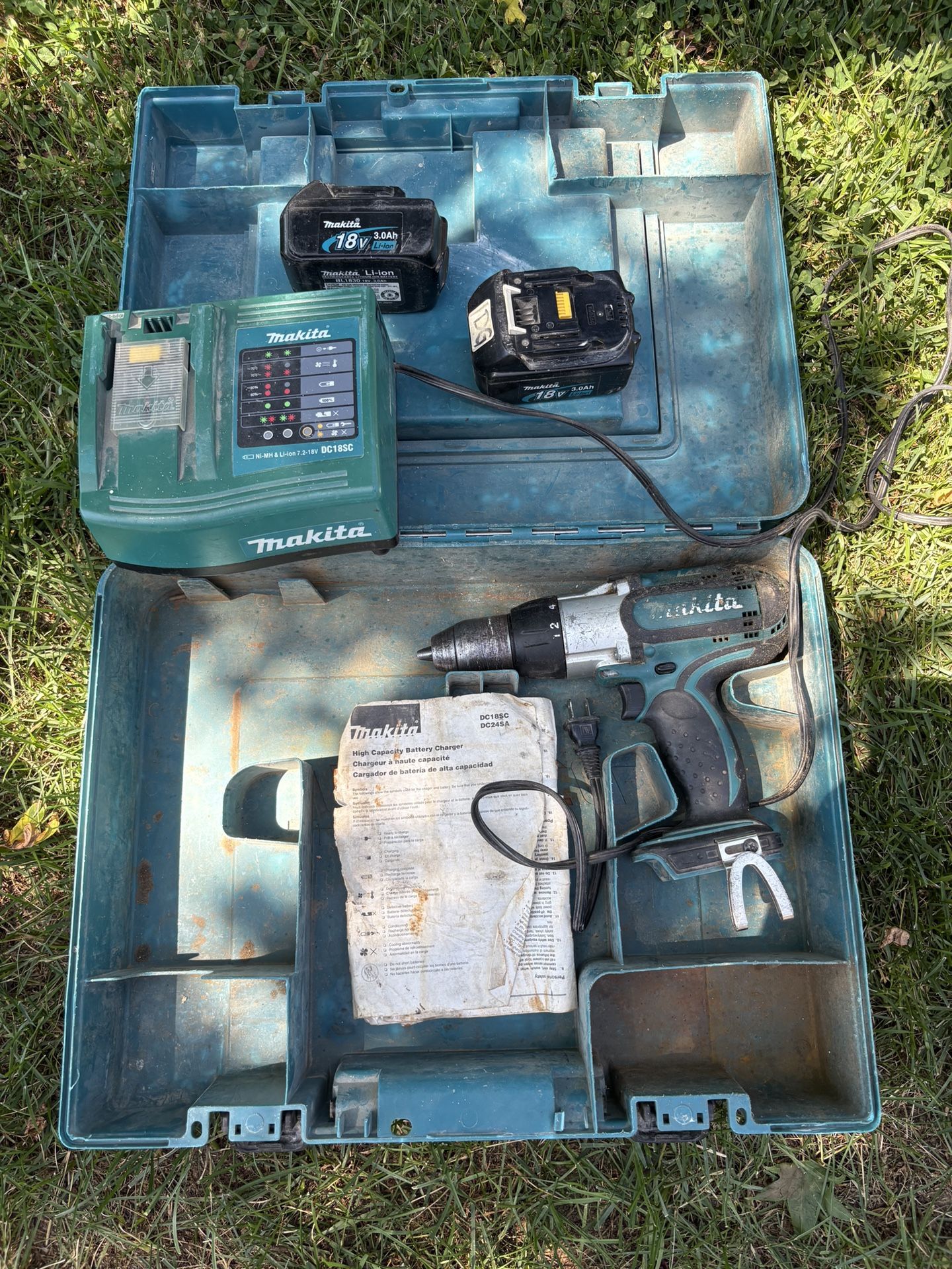 Makita Tool Kit Drill Batteries Case