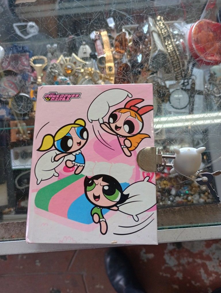 powerpuff girls diary notebook 2001