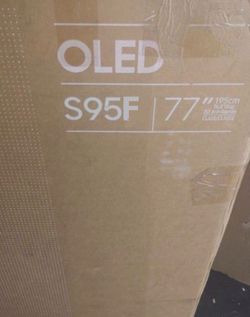 Samsung - 77” Class S95F Series OLED 4K SamsungVision AI Smart TV